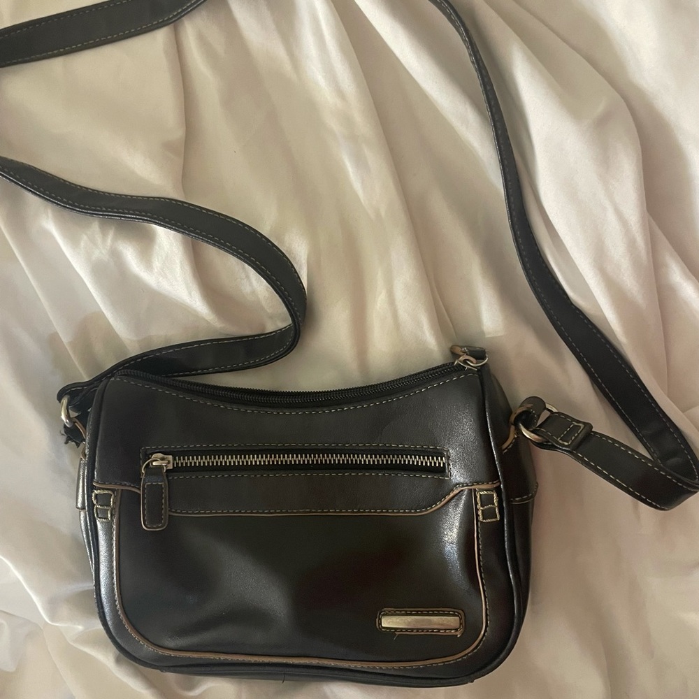 Vintage leather cross body